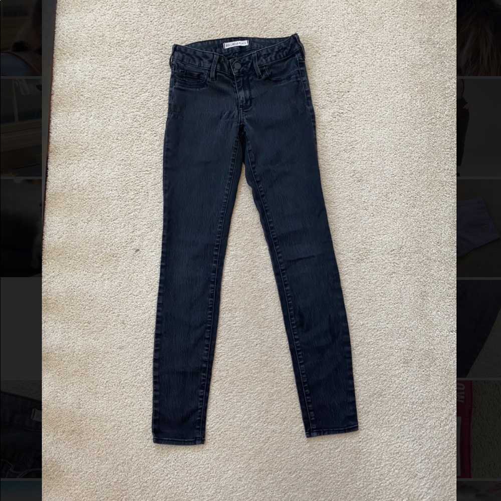 Bullhead Black Jeans sz 3 Denim Leggings Stretchy